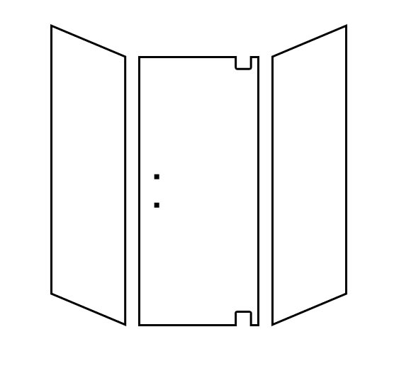 Shower Door Design Tool - Neo Angle